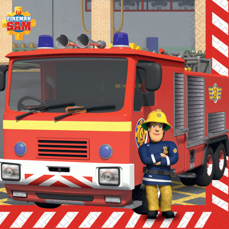 Feuerwehrmann Sam Party Servietten